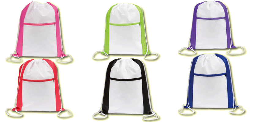 Detail Promotions supplies the Rainham Kangaroo Drawstring Bag