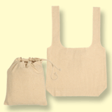 Sandhurst Fold-Up Cotton Tote Bag