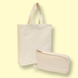 Wingham Fold-Up Cotton Tote bag