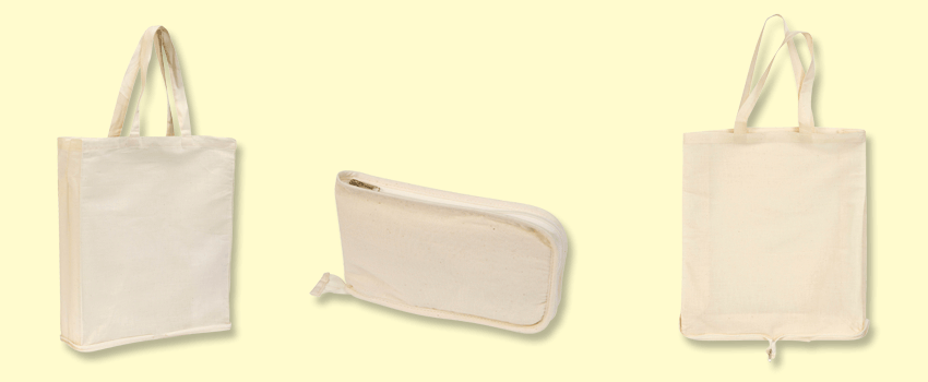 Wingham 4.5oz Fold-Up Cotton Tote Bag