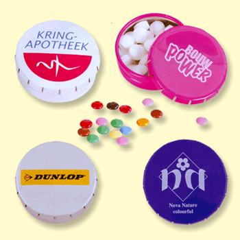 Promotional Tins of Sweets
