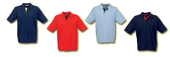 Detail Promotions supplies US Basic Chelsea Bi-Colour Polo Shirt