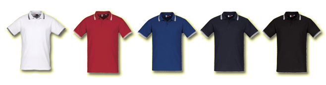 Detail Promotions supplies US Basic Erie Tippng Polos
