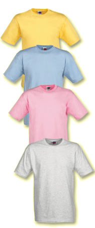 Detail Promotions supplies the US Basic Heavy Super Club Kid's T-Shirts