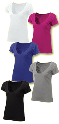 Detail Promotions supplies the US Basic Salinas Ladies T-Shirt