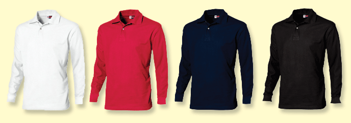 US basic Long Sleeve Seattle Polo supplied by detail Promotions