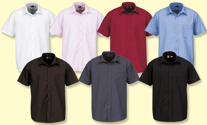 Embroidered US Basic Washington Short Sleeve Shirt