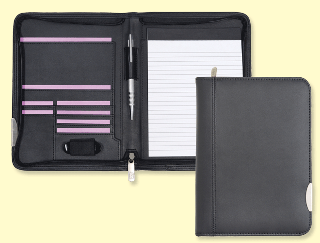 Fordcombe A5 Zipped Conmference Folder