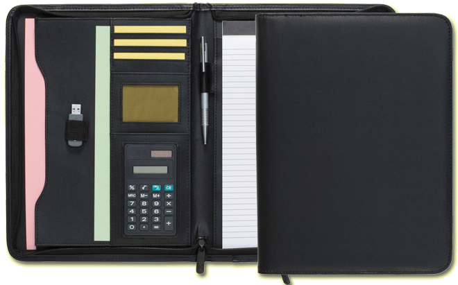 New Dartford A4 Zipped Calcufolder