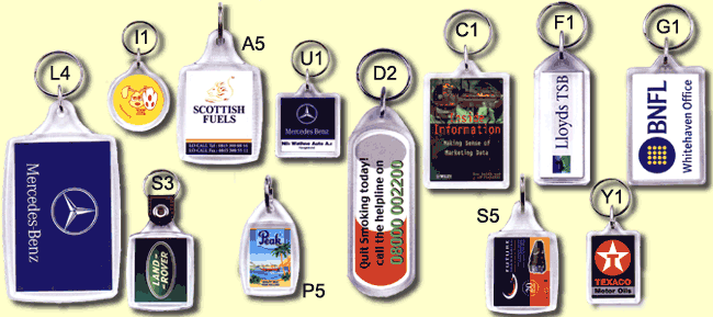 promotional acrylic keyrings, blank key rings
