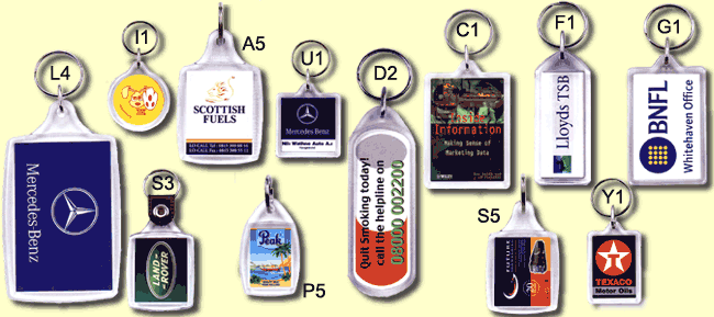 promotional keyrings, blank key rings