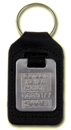 Die Stamped promotional Medallion Keyring