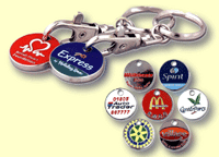 Trolley Coin Keyrings