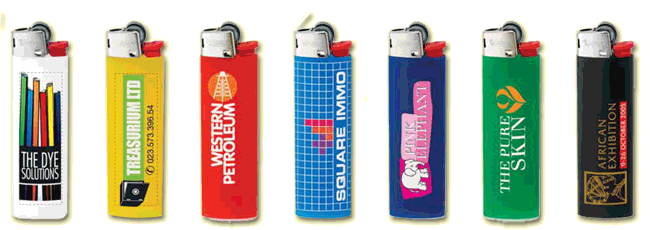 Printed BIC J23 lighters