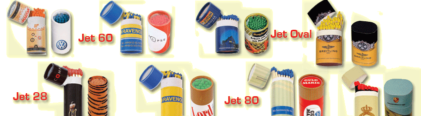 promotional round match boxes