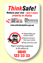 shield tax disc holder, road tax disc