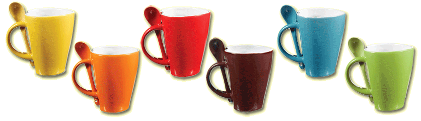 Spoon mugs supplied by Detail Promotions