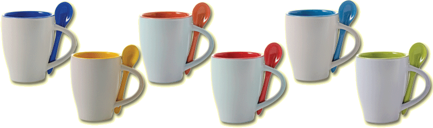 Promotional Sppon Mugs