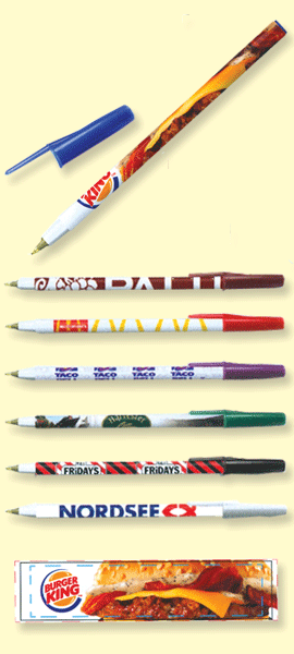 Crawford Superball pen printed ful colour wrap