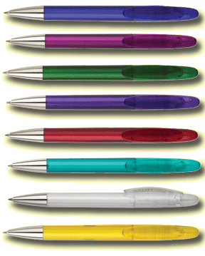 Legacy Transparent Silver Pens
