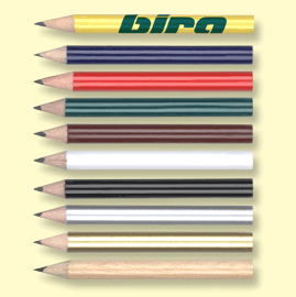 Half pencils without erasers